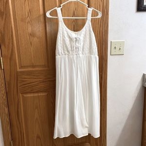 White Cotton dress NWOT!